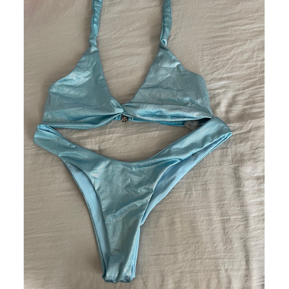 Blue Iridescent Bikini